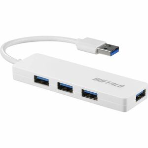 【新品】バッファロー（サプライ） USB3.0 4ポート バスパワーハブ ホワイト BSH4U120U3WH