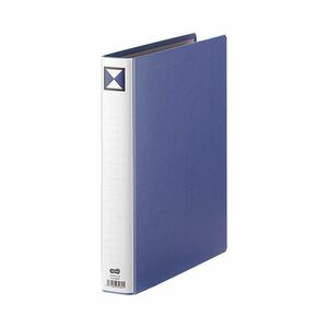 【新品】(まとめ) TANOSEE 両開きパイプ式ファイル A4タテ 300枚収容 背幅46mm 青 1冊 【×30セット】