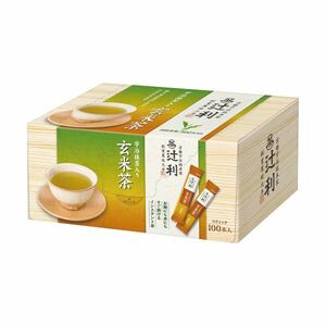 [ new goods ]. profit instant .. powdered green tea entering tea with roasted rice 0.8g 1 set (200ps.@:100ps.@×2 box )