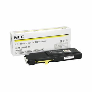 【新品】NEC トナーカートリッジ イエローPR-L5900C-11 1個