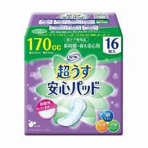 【新品】リブドゥコーポレーション リフレ超うす安心パッド 長時間・夜も安心用 170cc 1セット（384枚：16枚×24パック）_画像1