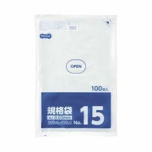 [ new goods ]( summarize )TANOSEE standard sack 15 number 0.03×300×450mm 1 pack (100 sheets )[×20 set ]