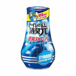 【新品】（まとめ）小林製薬 トイレの消臭元 便臭ストロングフレッシュEXクリア 400ml 1個【×10セット】