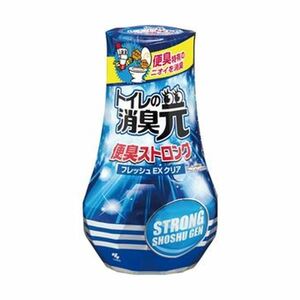 【新品】（まとめ）小林製薬 トイレの消臭元 便臭ストロングフレッシュEXクリア 400ml 1セット（5個）【×10セット】