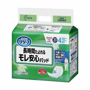 【新品】（まとめ）花王 リリーフモレ安心パッド長時間たよれる 1パック（30枚）【×10セット】