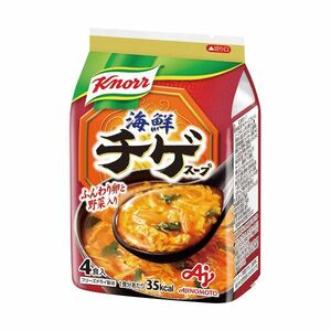 [ new goods ]( summarize ) Ajinomoto kno-ru seafood chige soup 9.4g 1 sack (4 meal )[×10 set ]