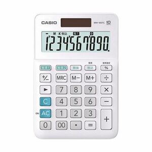 [ new goods ]( summarize ) Casio W tax proportion calculator 10 column Mini Just type white MW-100TC-WE-N 1 pcs [×10 set ]
