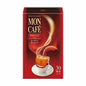 【新品】（まとめ）片岡物産 モンカフェ ドリップコーヒーモカブレンド 8g 1セット（60袋：30袋×2箱）【×5セット】