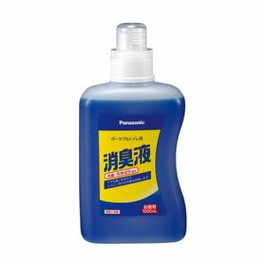 【新品】（まとめ）パナソニック エイジフリーポータブルトイレ用消臭液 青色タイプ 1000ml VALTBL1LB 1本【×5セット】