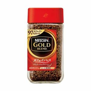 【新品】（まとめ）ネスレ ネスカフェ ゴールドブレンドカフェインレス 80g 瓶 1本【×10セット】
