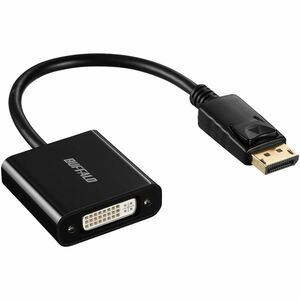 【新品】バッファロー（サプライ） DisplayPort-DVI変換アダプタ ブラック BDPDVBK