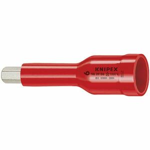 【新品】KNIPEX（クニペックス）9849-06 （1／2SQ）絶縁ヘキサゴンソケット 1000V