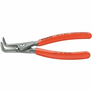 【新品】KNIPEX（クニペックス）4921-A21 軸用精密スナップリングプライヤー 曲（SB）