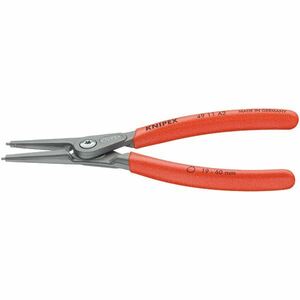 【新品】KNIPEX（クニペックス）4911-A1 軸用精密スナップリングプライヤー 直（SB）