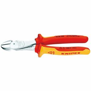 【新品】KNIPEX（クニペックス）7406-160 絶縁強力斜ニッパー 1000V （SB）