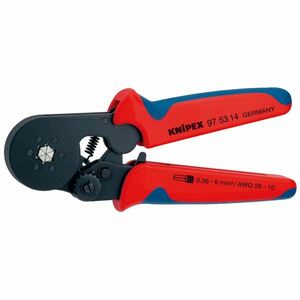 【新品】KNIPEX（クニペックス）9753-14 ワイヤーエンドスリーブ圧着ペンチ （SB）