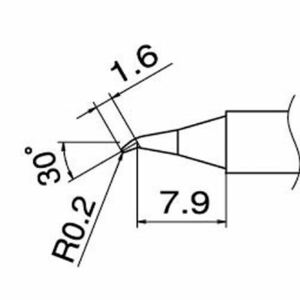 【新品】白光 T12-JS02 こて先／0.2JS型