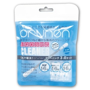 【新品】電子機器清掃用 綿棒/OA清掃用具 【6個セット】 クリーニング剤注入済み 綿 PP エタノール 不織布 『ORUNEN』