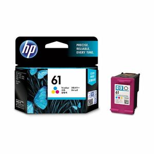 【新品】(まとめ) HP HP61 インクカートリッジ カラー CH562WA 1個 【×3セット】