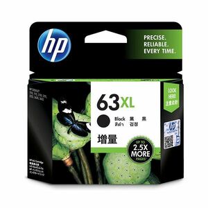 【新品】(まとめ) HP HP63XL インクカートリッジ 黒 増量 F6U64AA 1個 【×2セット】