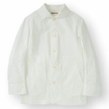 【新品】男性コックジャケットカツラギ ホワイト 3Lサイズ KMJ2780-1_画像1