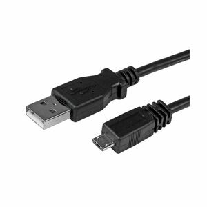 【新品】（まとめ）StarTech MicroUSB2.0 変換ケーブルアダプタ 1m USB A(オス)-USB Micro B(オス) ブラック