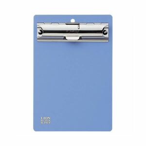 【新品】（まとめ）ライオン事務器 PETカラー用箋挟B6タテ ブルー No.205K 1枚 【×20セット】