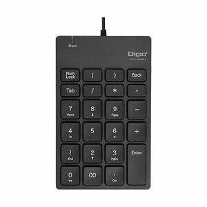 Digio2 静音テンキー 有線タイプ TNK-SU228BK （ブラック） 2セット