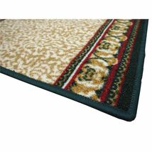 【新品】ラグマット 絨毯 約80cm×440cm ベージュ 洗える 滑りにくい 防キズ 防音 お手入れ簡単 タフトプリント リビング ダイニング_画像5
