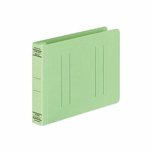 【新品】（まとめ）コクヨ フラットファイルW(厚とじ)B6ヨコ 250枚収容 背幅28mm 緑 フ-W18NG 1セット(10冊) 【×5セット】