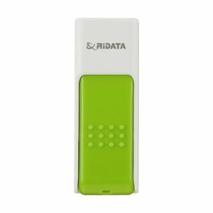 【新品】（まとめ）RiDATA ラベル付USBメモリー32GB ホワイト/グリーン RDA-ID50U032GWT/GR 1個【×3セット】