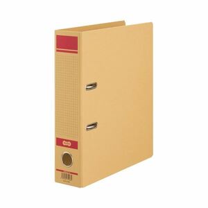 【新品】TANOSEE保存用レバー式アーチファイルN A4タテ 背幅77mm 赤 1セット(12冊)