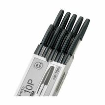 【新品】(まとめ) 三菱鉛筆 油性リサイクルボールペン 0.7mm 黒 業務用パック SAR10P.24 1箱(10本) 【×10セット】_画像2