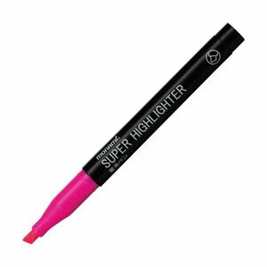 【新品】（まとめ） モナミ 蛍光ペン SUPERHIGHLIGHTER 桃 18402 1本 【×100セット】