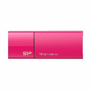 【新品】（まとめ）シリコンパワー USB3.0スライド式フラッシュメモリ 16GB ピンク SP016GBUF3B05V1H 1個【×3セット】