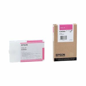 【新品】（まとめ） エプソン EPSON PX-P／K3インクカートリッジ マゼンタ 110ml ICM36A 1個 【×6セット】