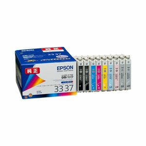 【新品】（まとめ） エプソン EPSON インクカートリッジ 9色パック IC9CL3337 1箱（9個：各色1個） 【×3セット】