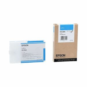 【新品】（まとめ） エプソン EPSON PX-P／K3インクカートリッジ シアン 110ml ICC36A 1個 【×6セット】