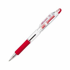 【新品】(まとめ) ゼブラ 油性ボールペン ジムノック 0.7mm 赤 KRB-100-R 1セット(10本) 【×5セット】