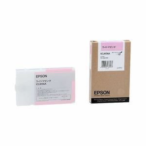 【新品】（まとめ） エプソン EPSON PX-P／K3インクカートリッジ ライトマゼンタ 110ml ICLM36A 1個 【×6セット】