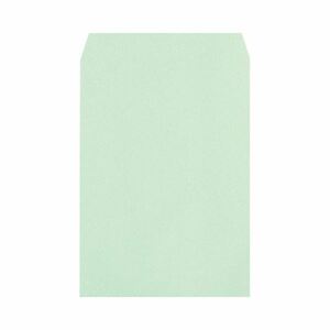 【新品】（まとめ） ハート 透けないカラー封筒 角2 100g／m2 パステルグリーン XEP490 1パック（100枚） 【×3セット】