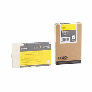 【新品】（まとめ） エプソン EPSON インクカートリッジ イエロー ICY54L 1個 【×3セット】