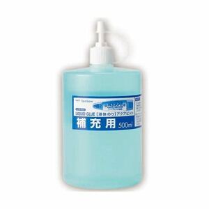 【新品】（まとめ） トンボ鉛筆 液体のり アクアピット 補充用 500ml PR-WT 1個 【×10セット】