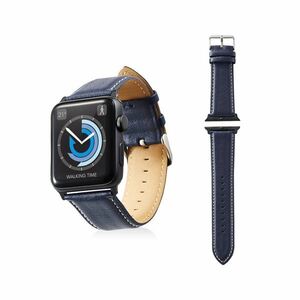 【新品】エレコム Apple Watch 42mm/ソフトレザーバンド/ラウンドボートタイプ/ネイビー AW-42BDLRBBU