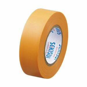 【新品】（まとめ）セキスイ エスロンテープ #360 19mm×10m 橙 V360D1N（×100セット）