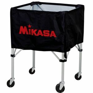【新品】MIKASA（ミカサ）器具 ボールカゴ 屋外用（フレーム・幕体・キャリーケース3点セット） ブラック 【BCSPHL】