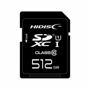 [ new goods ]HIDISC super high speed SDXC card 512GB UHS-I Class10 U3|V30 correspondence HDSDX512GCL10UIJP3