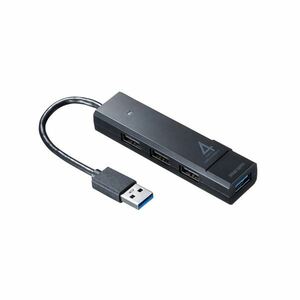 【新品】サンワサプライ USB3.1 Gen1+USB2.0コンボハブ USB-3H421BK ブラック