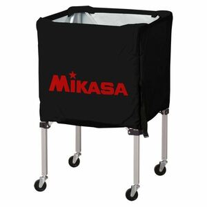 【新品】MIKASA（ミカサ）器具 ボールカゴ 箱型・小（フレーム・幕体・キャリーケース3点セット） ブラック 【BCSPSS】