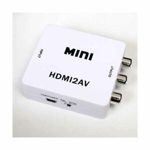 【新品】サンコー HDMIをコンポジットへ変換するアダプタ HDMRCA22